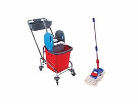 Valymo vežimėlio rinkinys Integral su 40 cm šluoste