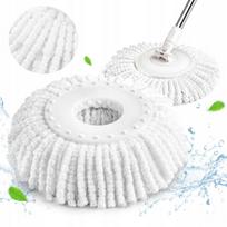 Rotacinės šluotos atsarginė mikropluošto galvutė SPIN TURBO, 9,5 cm, universali