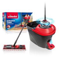 Grindų plovimo šluostė su kibiru VILEDA Ultramax Turbo Eco sistema