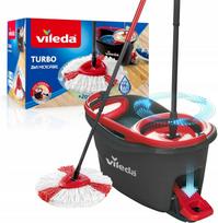 Grindų valymo rinkinys Vileda Turbo su kibiru ir mikropluošto šluoste