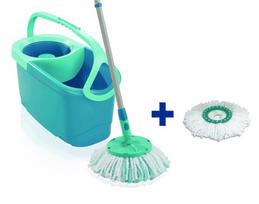 Grindų plovimo rinkinys LEIFHEIT CLEAN TWIST Disc Mop su šluoste SuperDuster 55424