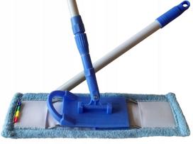 Mikropluošto grindų šluostė su laikikliu Daf Micro Blue