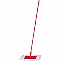 Grindų šluostė SHAGGY su kotu, juoda, 120 cm