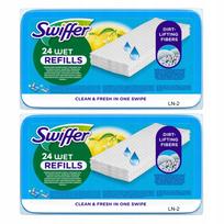 Drėgnos grindų šluostės SWIFFER WET, 24 vnt., 2 pakuotės