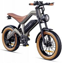 Elektrinis visureigis motociklas, 1000W, 48V, 18.2Ah, storos padangos, iki 55 km/h