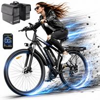 Elektrinis dviratis 1000W 48V 20Ah, 50 km/val., Shimano 21, hidrauliniai stabdžiai, 29