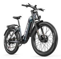 Elektrinis dviratis Shengmilo S700 Pro, 2000W, dvigubas variklis, 48V 25Ah, 45 km/h, 26", 160 Nm
