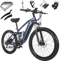 Elektrinis dviratis 27.5" Nathaniel SYR-03, 1000W, 20Ah, 42 km/val., Shimano 7 pavaros