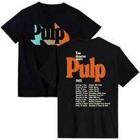2 Sides 2025 Tour Tshirt Black Pulp Rock Band Live Date Tshirts Mi356 S orange