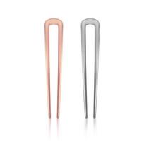 Sanas Hair Stick For Bun (2Pcs) Juda Pin French Hair Pin Bun Stick For Hair Juda Pins For Hair Bun French Pins Korean Hair Pin For Bun Korean Access beige