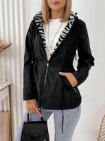Ladies waterproof jacket slim trench coat windproof jacket 0XL juoda