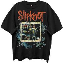 2Bhip Slipknot T Shirt for Men & Women Front & Back Print Evergreen Black Graphic Crew Neck Short Sleeve Tees M black