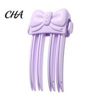 Hair Root Lifter Tool Electric Heated Volume Clip, 2 Heat Settings Volumizing Styling Accessory Rechargeable Lift Bangs Comb for Fine Flat violetinė