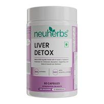 Neuherbs Liver Detox Capsules with Milk Thistle, NAC & Silymarin | Supports Liver Health, Liver Detox & Cleansing | Liver Support Supplement for Me