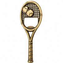 1PC Creative Tennis Racket-Shaped Bottle Opener, a Sporty Beer Opener Designed for Fans, a Unique Kitchen Tool auksinė
