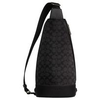 COACH Coated Canvas One Shoulder Crossbody Sling Bag Small Men's Charcoal CY801-QBMI5 One Size 1