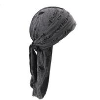 Breathable Hip Hop Bandana Headscarf Headband Hole Bandana Cap Punk Long Tail Pirate Cap  Cycling pilka