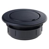 Umbrella Hole Insert Set for Patio Tables, Threaded 2 Inch Table Opening Cover with 1.63 Inch Umbrella Shaft Clearance and ABS Cap 1