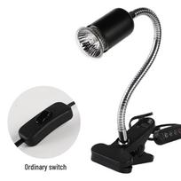 Viso spektro UVB 5.0 kaitinimosi lempa vėžliams - UVA/UVB kalcio papildas saulės lempa Black*UK Plug*Normal Switch*Sunbed Stand