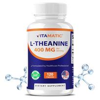 L-teaninas 400 mg maisto papildas, 120 kapsulių 120 Capsules