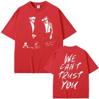 Rapper Future & Metro Boomin 2024 New Hip Hop Album We Don't Trust You Graphic T-shirt Men Women Casual O-collar Oversized Tees S red
