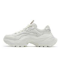 FILA Sofia 4 Žuvies kaulo rašto batai Modernios mados Universalūs Patogūs Laisvalaikio Moteriški sportbačiai Balti Sidabriniai F12W521301FCM 39 white