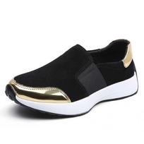 Fashion PU Leather Parkside Women Sneakers Most Sold Casual Black White Shoes Women Sport China Sapato Casuall To Play 35 black