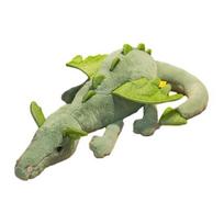 Skraidantis dinozauro žaislas Labai minkšta pliušinė pagalvė Mielas minkštas dinozauro minkštas žaislas Vaikams ir suaugusiems Gydantis komforto draugas Pliušinis žaislas 50cm žalia