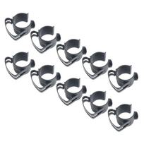 10PCS Cable Clips Holders For Stage Lighting Power Lines Fixation Clamps For Pipe Within 50mm Easy Installation 1 gray
