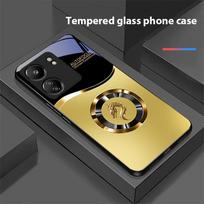 Gradient Circle Dragon For Xiaomi Redmi 13C Note13 12 Pro Plus 5G Note 9 13T Pro POCO X6 F5 F6 Black Tempered Glass Phone Case Redmi NOTE 7 black