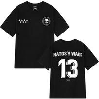 NATOS WAOR 13 Rap Tshirt 2026 Summer Luxury Fashion Retro Hip Hop Tshirt Mens Womens Printed 100 Pure Cotton Tshirt M gray