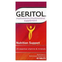 Geritol, multivitaminų/multimineralų papildas, 40 tablečių