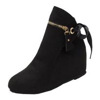 Madingi batai moterims Ankle boots moterims Platforminiai žieminiai batai moterims Su užtrauktuku Laisvalaikio batai Dydis 35-43 Botas Mujer 559 10 juoda