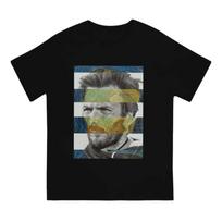 Vincent Van Gogh Post-Impressionist Painter Man TShirt Self Portrait Clint Eastwood Individuality T Shirt Original New Trend ... S įvairiaspalvis