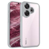 For Xiaomi Redmi 13 Case Redmi 13 4G Phone Case Redmi 13 5G Cover Redmi 13 4G Cushion Silicon Bumper Clear Matte Back Cover Hard Redmi 13 gray