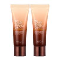 Missha Bee Pollen Renew Ampouler Cream 60ml x 2pcs - Deep Nourishing & Moisturizing Face Cream