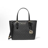 [Pre-Owned] Mk Jet Set Travel Signature Logo Charm Print Coated Canvas Tote Bag - New #1K3092Q ONE SIZE gray