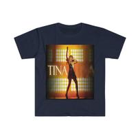 Unisex Soft Cotton T-Shirt. Tina Turner Concert Live XXXXL black
