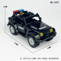 II Pasaulinio karo karinis Humvee džipas 2 režimai šarvuotas automobilis armijos automobilis statybiniai blokeliai klasikinio modelio figūrėlė Moc žaislai berniukams vaikams dovana