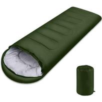 Envelope Sleeping Bag for Hiking Camping Outdoors Water Resistant 4 Seasons 700G Hollow Cotton Filling Sleeping Bag žalia