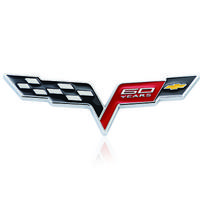 3D Metalinis Automobilio Emblema Ženklelis Lipdukas Apdaila Chevrolet Cruze Sonic Silverado Corvette Trax Camaro Captiva Suburban Equinox white
