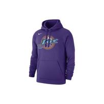 Nike NBA Classic Logo Utah Jazz, Hooded Comfortable Casual Versatile Thermal Fleece Lined Long Sleeved Sweatshirt Men's CI4540-504 S blue