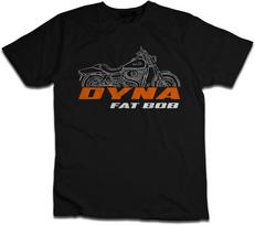 Dyna Fat Bob Motociklo Grafinis Marškinėlis XXXL gray