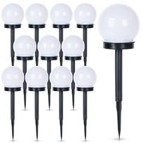 Solar LED garden lamps, embedded, 33.5 cm, 12 pcs.