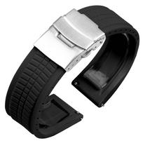 Soft Silicone Watch Strap 20mm 22mm 24mm Universal Sport Waterproof Rubber Quick Release Bracelet for Omega for Seiko Watchband 20mm juoda