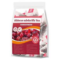 Hibiscus Sabdariffa Tea 30packs X 2g - Hibiscus Blossoms, Roselle Flower Herbal Infusion less