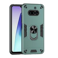Case For Nothing Phone 4A A069 6.78 inches Magnetic Metal Ring Holder TPU Frame Armor Plastic Shockproof Protective Cover Fundas Nothing Phone 4A