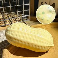 1PCS Asmr Sensory Peanut Squishy Toy Crunchy Buttery-soft Squeeze Stress Ball Simulated Fidget Toy For Adults Relaxation black