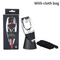 Professional Magic Red Wine Decanter Pourer with Filter Stand Quick Air Aerator Dispenser for Home Dining Bar Essential Set New white