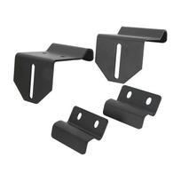 LED Light Bar Upper Windshield Mounting Bracket Replacement for Polaris Ranger Crew XP 1000 EPS gray